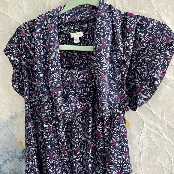 Anthropologie Odille Cowl Neck Silk Blouse - Picture 2 of 12